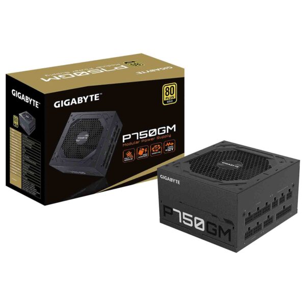 Gigabyte-P750GM 750W Gold Modulaire Mustang Gaming