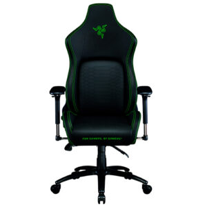 razer-iskur-black-and-green-front-mustang-gaming-1